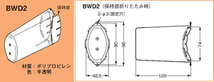 ネグロス BWD2 エフモック ジョイントボックス スポッター (半透明、10個入)