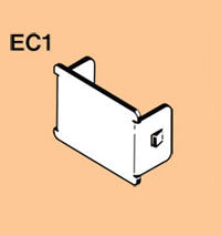 ネグロス電工  ワールドダクター エンドキャップ DP1用 電気亜鉛めっき　EC1　1個