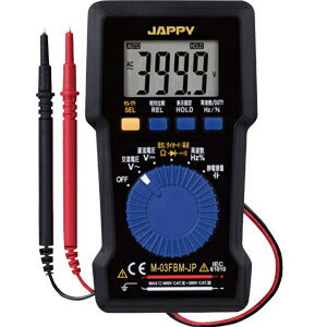 JAPPY（ジャッピ）因幡電機産業 M-03FBM-JP デジタルマルチメータ（マグネット付き）