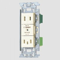 パナソニック フルカラー 埋込ガス警報器用コンセント 取付枠付 入力15A 125V 出力5A 60V WN1909