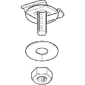 ネグロス電工  レースウェイ 開口下向き用器具取付金具 DK1-9　1個