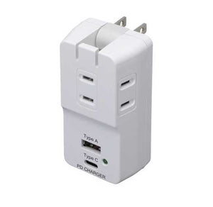 JAPPY（ジャッピー）因幡電機産業　USB PD対応AC充電器　 白 JUT-32ACW