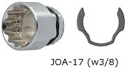 JAPPY（ジャッピー）因幡電機産業　オフセットアダプター用ソケット  JOA-17