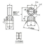 JAPPY（ジャッピー）因幡電機産業 ROBOサドル リング爪あり HRSF20A-JP １袋(5個入)